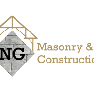 NG Masonry & Construction Business Logo