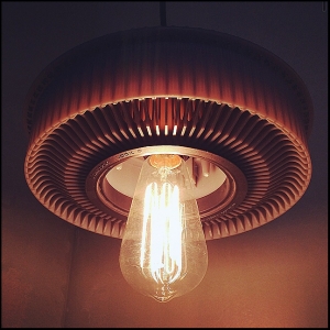 Now That's A Bright Idea featuring Kodak Carousel Slide Tray Pendant Lamp